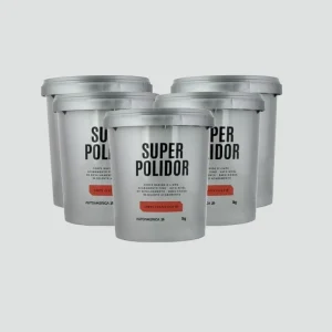 5X MASSA DE POLIR SUPER POLIDOR 1KG AUTOAMERICA
