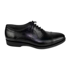 Oxford Cap Toe Ronald Solado de Borracha - cor Preto