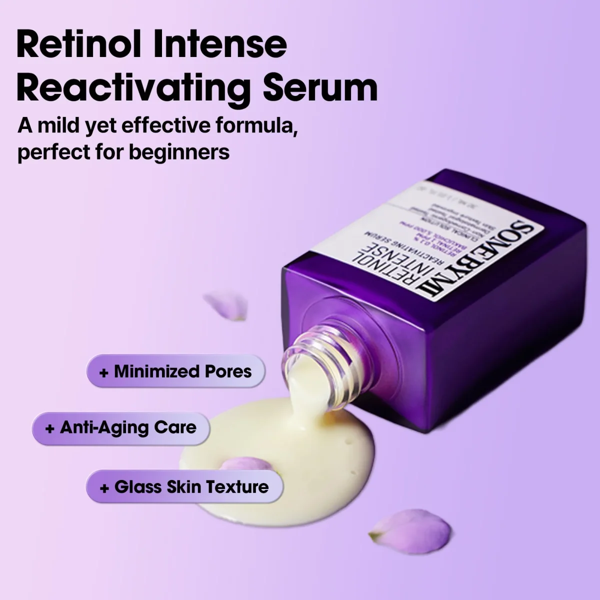 SOME BY MI Sérum reativador intenso retinol – 50 ml – Soro coreano Bakuchiol Retinol para firmar o rosto – Melhora os sinais de envelhecimento, minimiza o tamanho dos poros e refina a textura da pele - Image 7