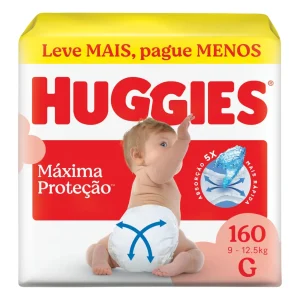 Huggies, Fralda Supreme Care, G, 160 fraldas