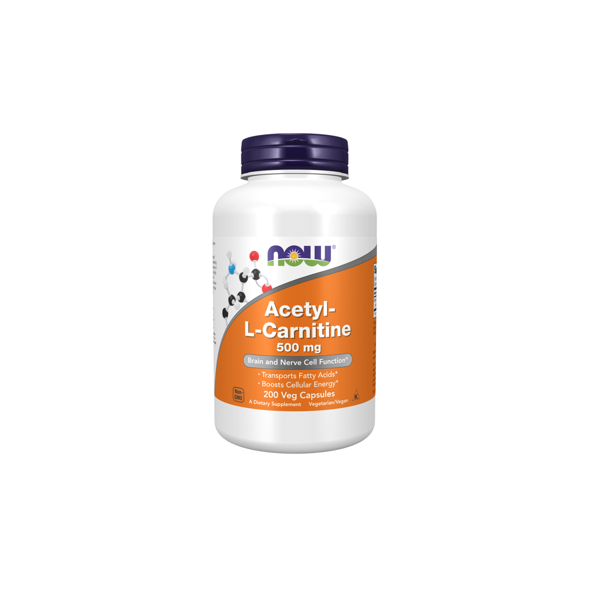 Acetyl L-Carnitine 500 mg 100 Cápsulas