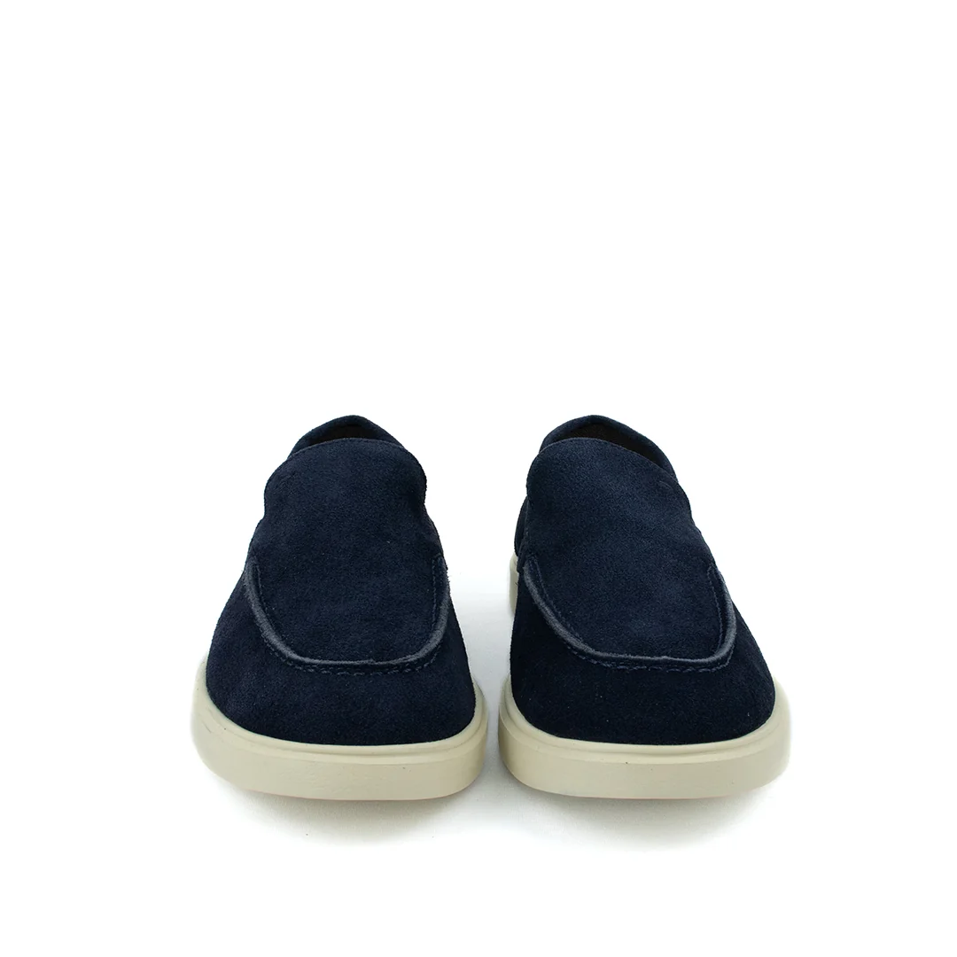 Novo Mocassim Casual Esportivo em Camurça- Azul Marinho - Image 8