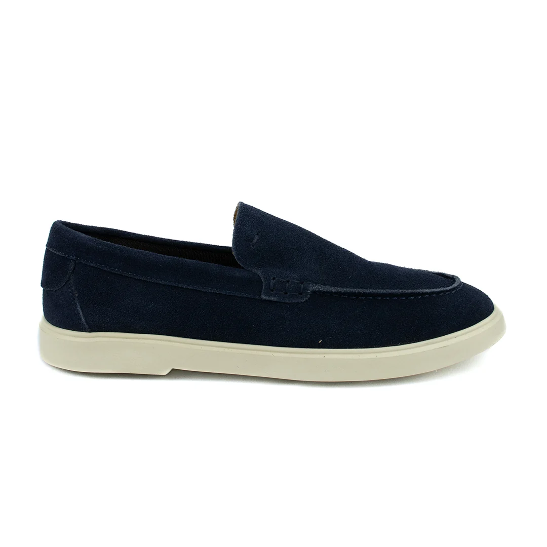Novo Mocassim Casual Esportivo em Camurça- Azul Marinho - Image 2