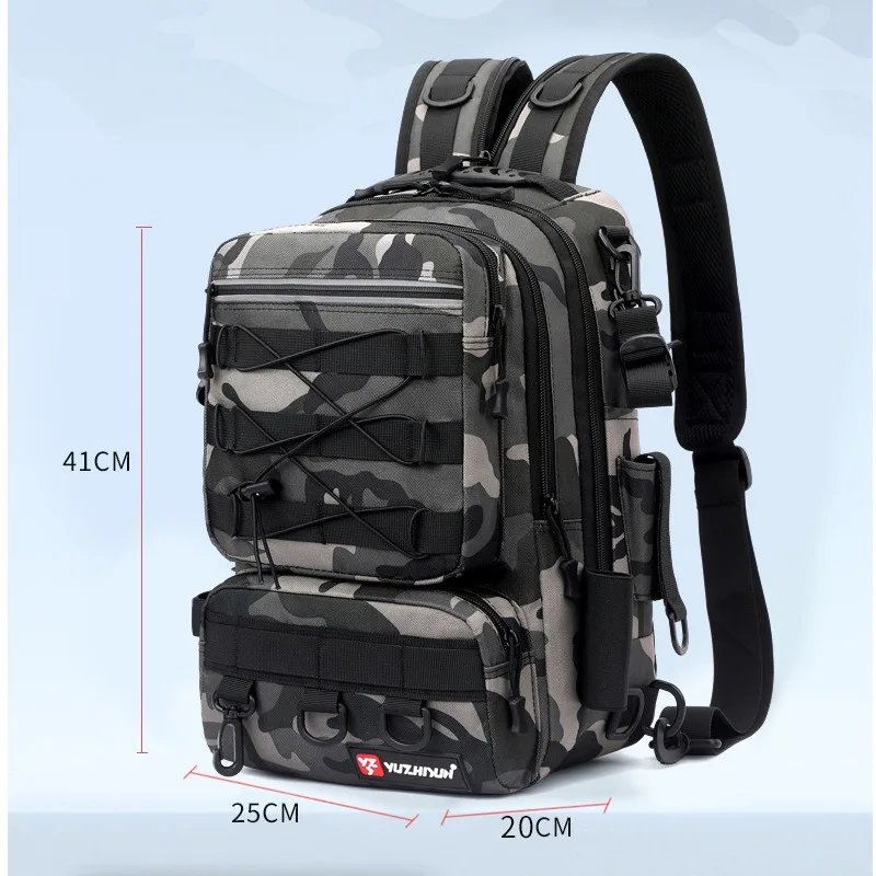 Bolsa de Pesca Camuflada Multi-Funcional com Grande Capacidade - Image 4