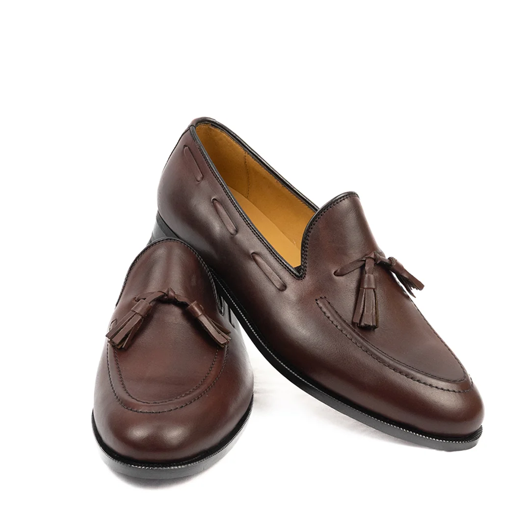 Clássico Tassel Loafer Windsor - cor artesanal vinho - Image 5