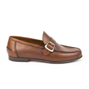 Mocassim Argentino Juan Couro Flexível cor marrom chocolate