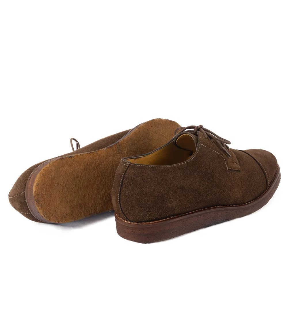 Derby Cap Toe Borelli solado em borracha crepe natural - Image 5