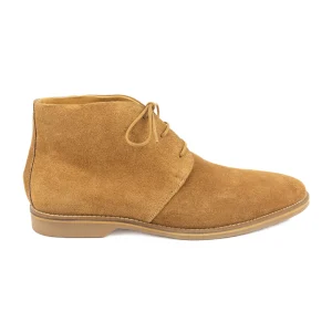 Bota Chukka Liverpool em camurça suede cor caramelo