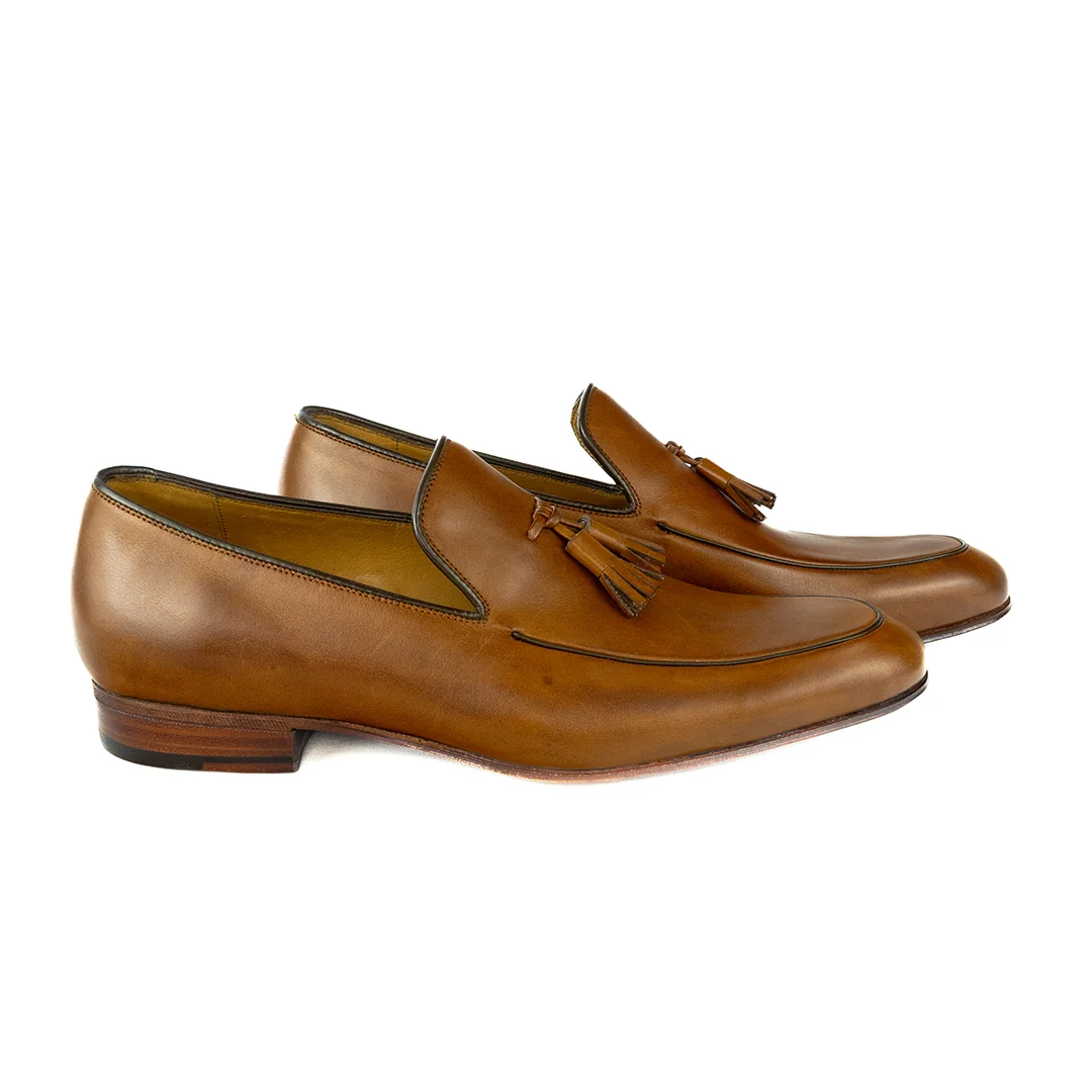 Tassel Loafer Lorenzo criação exclusiva Pacco - cor Artesanal Havana - Image 3
