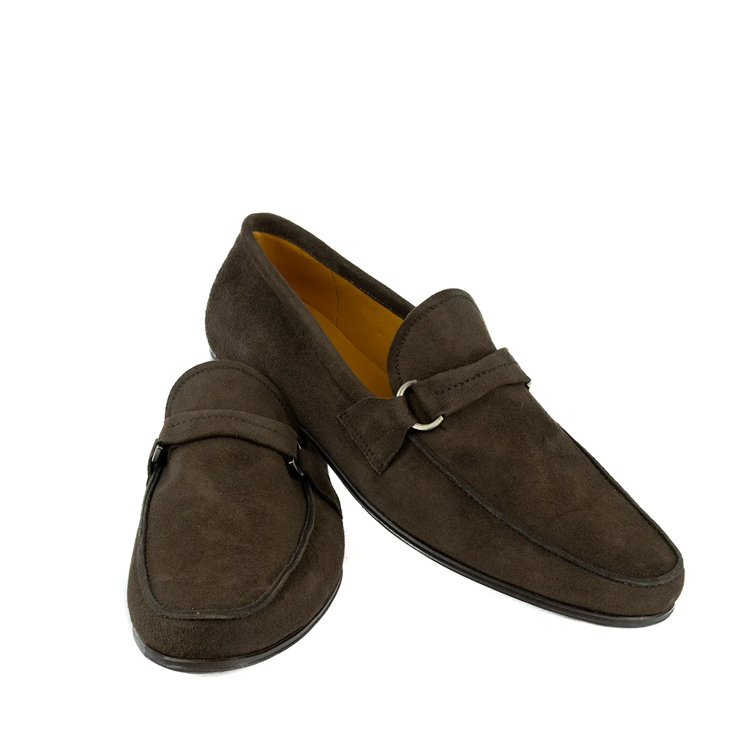 Últimos Pares Mocassim em camurça - Ravi cor Marrom Café - Image 6