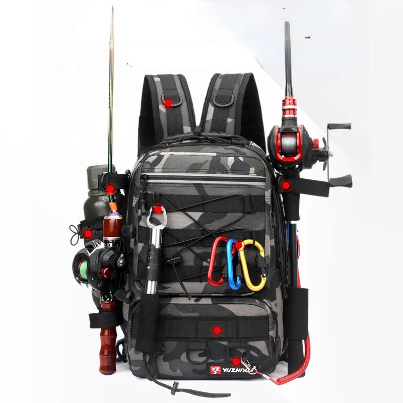 Bolsa de Pesca Camuflada Multi-Funcional com Grande Capacidade - Image 6