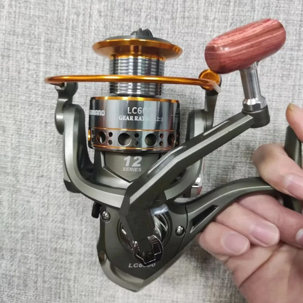 Molinete Shimano Com Drag de Até 10 kg 12 Rolamentos Força de Travagem Forte - Image 8