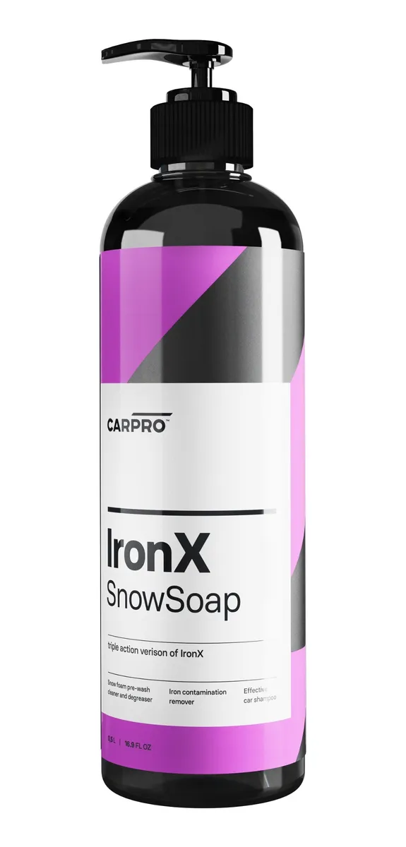 IRON X SNOW SOAP SHAMPOO DESCONTAMINANTE FERROSO 500L CARPRO - Image 2