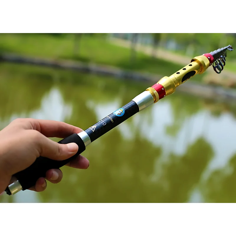 Vara de Pesca Telescópica Yernea 99% Carbono 1.8 até 3.6m - Image 4