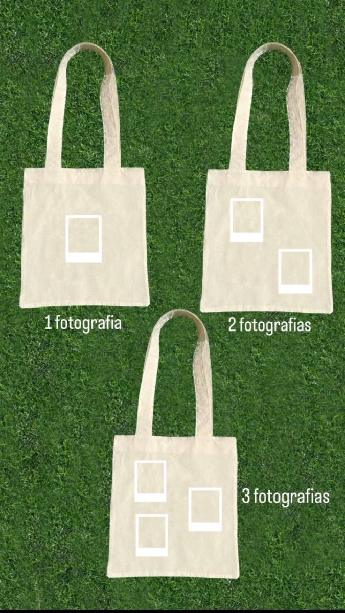 TOTE BAG EM PRETO COM FOTOGRAFIAS POLAROID - Image 9