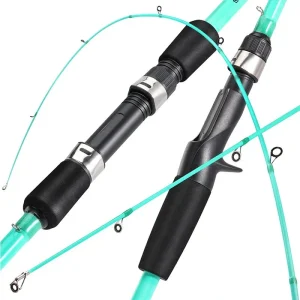 Vara De Pesca Sougayilang Fibra De Carbono 4 Partes Ação Rápida